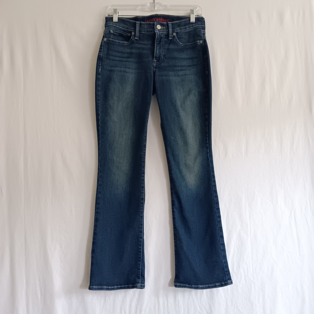 Lucky Brand Jeans Women's Size 4/27 *29 A Sweet Mid Rise Boot Blue Denim Stretch